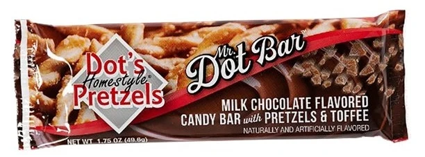 Dot's Pretzels 1.75 Oz Mr. Dot Bar Candy Bar