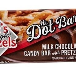 Dot's Pretzels 1.75 Oz Mr. Dot Bar Candy Bar-Milk Chocolate