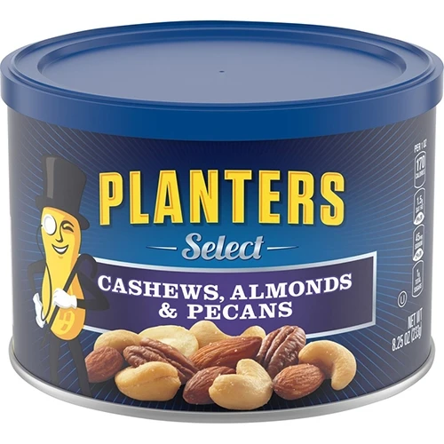 Planters Select. Cashews, Almonds & Pecans - 8.25 oz can