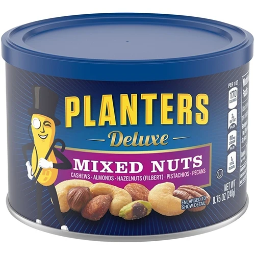 Planters Deluxe Mixed Nuts with Hazelnuts - 8.75 oz can