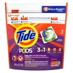 Tide POWER PODS® Laundry Detergent Pacs Spring Meadow Scent - 16 Count
