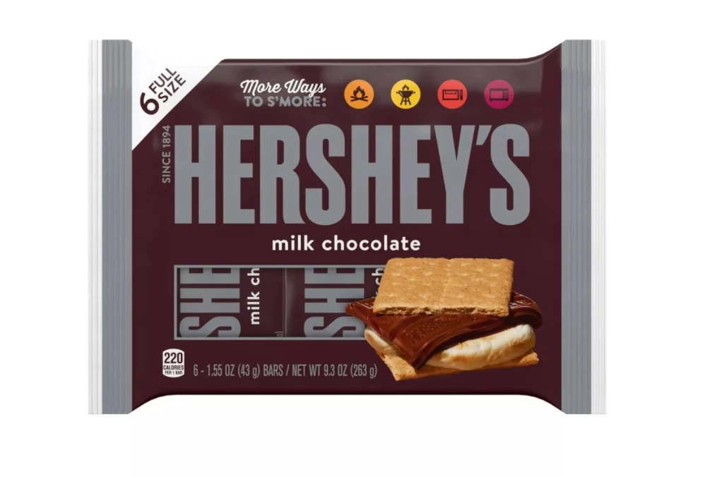Hershey's Milk Chocolate Candy Bars – 6 Pack