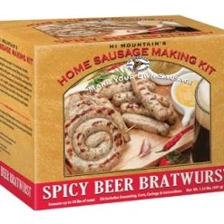 Hi Mountain Seasonings Spicy Beer Bratwurst Sausage Kit
