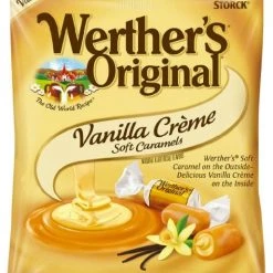 Werther's Original Soft and Creamy Caramels with Vanilla, 4.51 oz