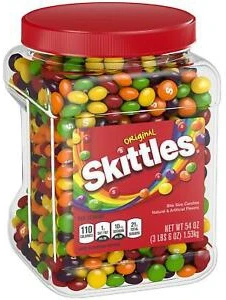 Skittle's Canister 54 oz