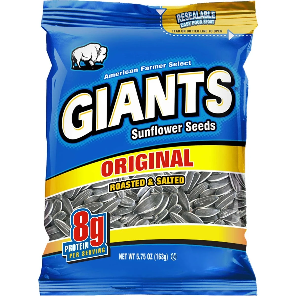Giants Original Roasted and Salted Sunflower Seed Snacks - 5.75 oz