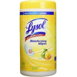 Lysol Wipes 80ct Citrus Scent