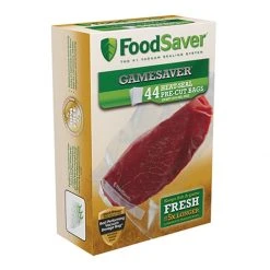 FoodSaver GameSaver Quart Vacuum-Seal Bags- 8"x 11", 44 Count