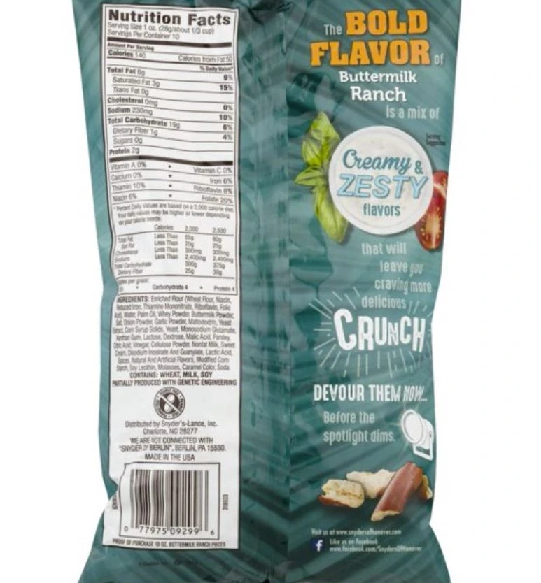 Snyder's Buttermilk Ranch Pretzel Pieces, 11.25 oz. - Image 2