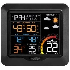 La Crosse Color Wind Speed Weather Station