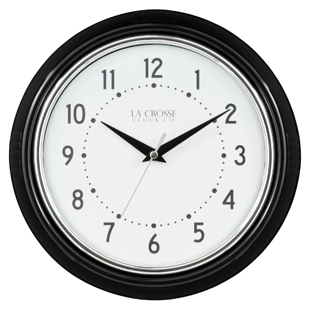 La Crosse Diner Wall Clock, 9"