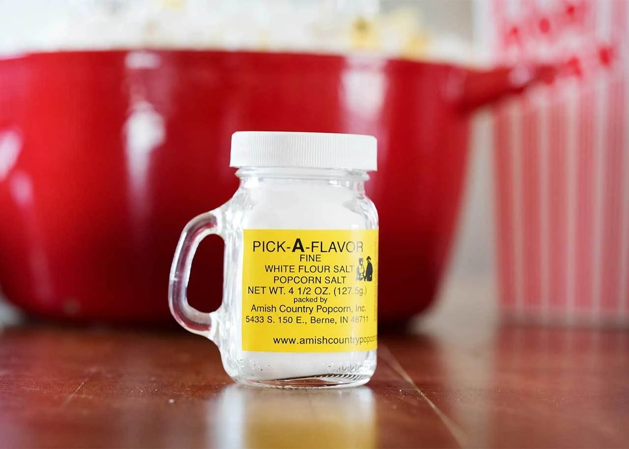 Amish Country Fine White Popcorn Salt - 4.5 oz