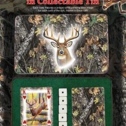 River's Edge Mossy Oak Deer Cards & Dice