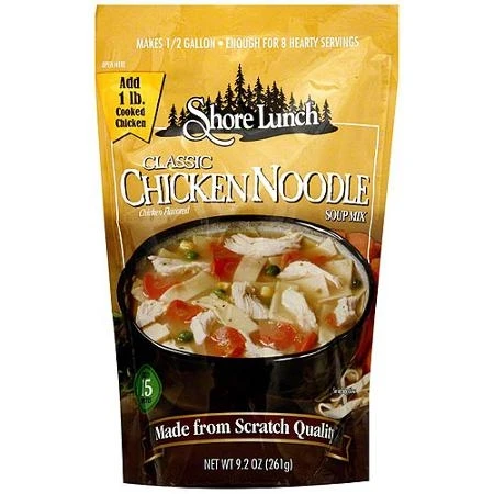 Shore Lunch Classic Chicken Noodle Soup Mix, 9.2 oz.