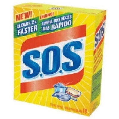 S.O.S. Steel Wool Soap Pads – 18 Count