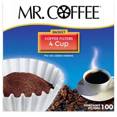 Mr. Coffee Jr 4-Cup Coffee Filters - 100 Count
