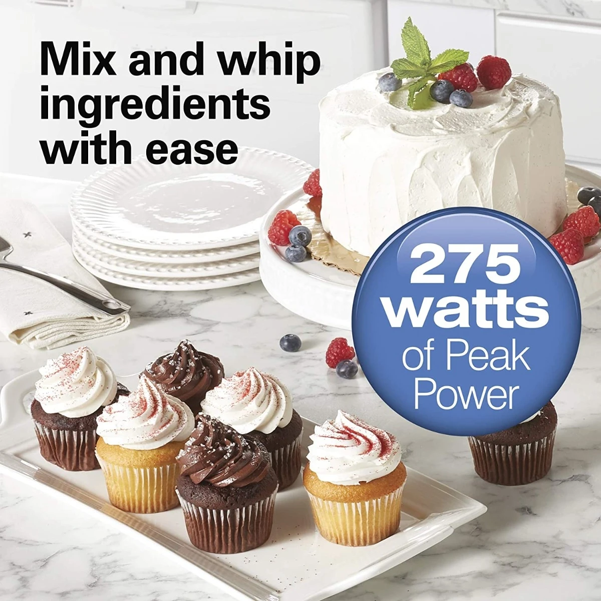 Hamilton Beach Hand Mixer with Snap-On Case - Black - Image 5