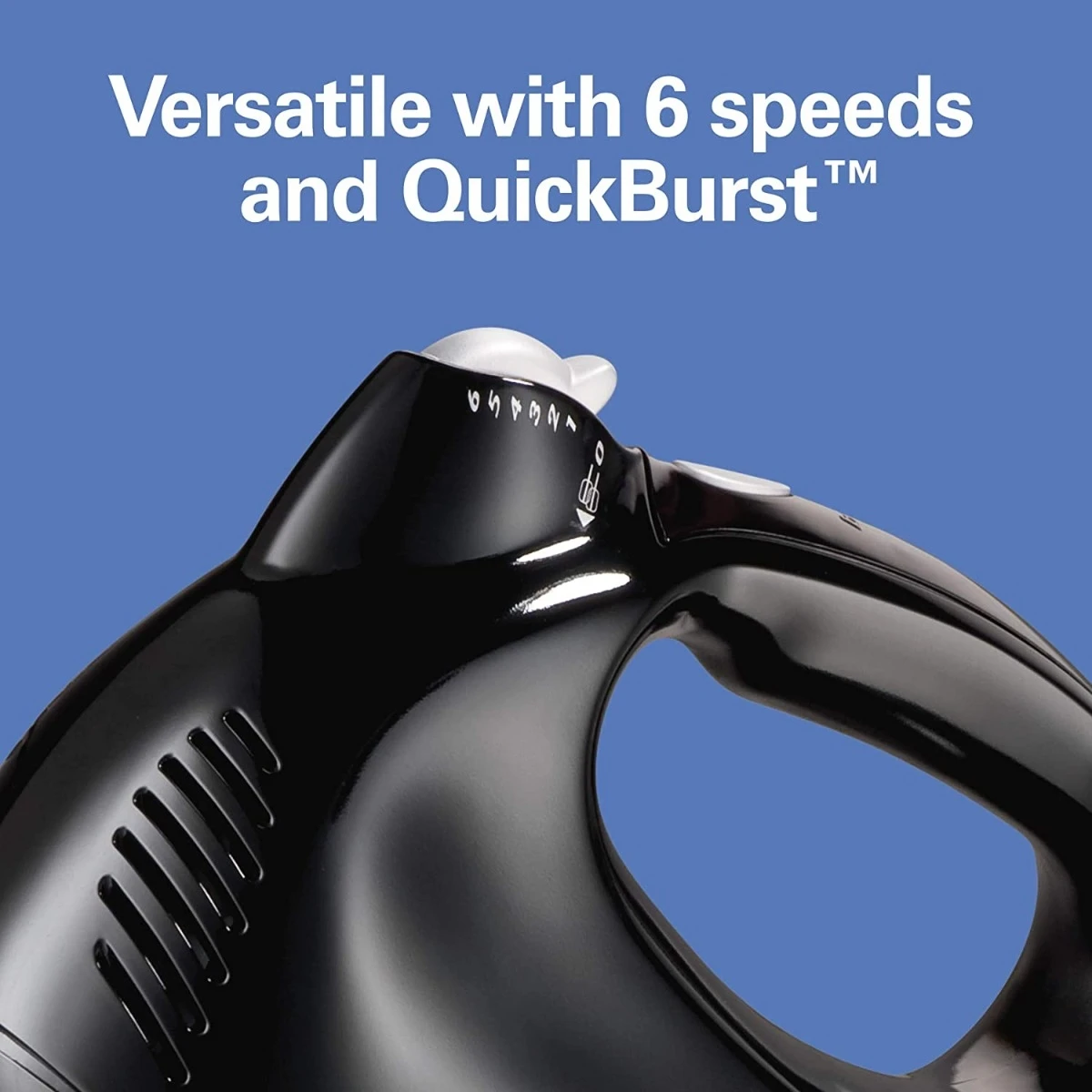 Hamilton Beach Hand Mixer with Snap-On Case - Black - Image 6