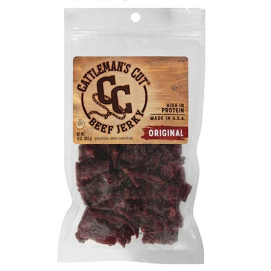 Obertos Cattleman's Cut Original 10Oz Beef Jerky