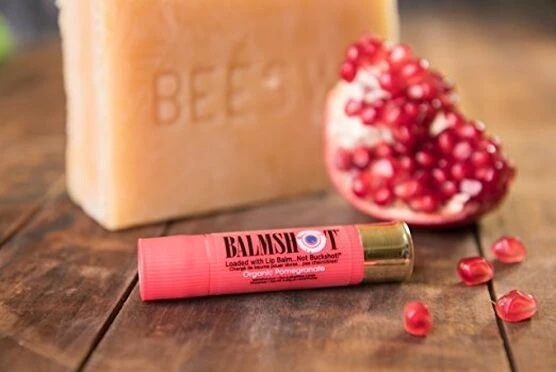 BALMSHOT Organic Pomegranate Lip Balm - Image 2