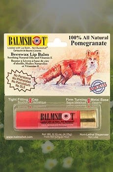 BALMSHOT Organic Pomegranate Lip Balm