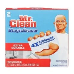 Mr. Clean Magic Eraser Scrubber, Extra Durable - 2 Pack