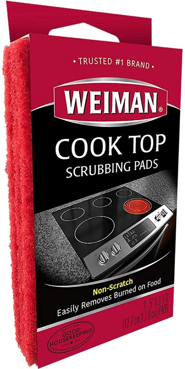Weiman Cook Top Scrubbing Pads – 3 Pack