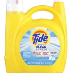 Tide Simply Clean & Fresh Laundry Detergent, Liquid, Breeze Scent, 89 Loads, 128-oz.