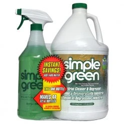 Simple Green Industrial Cleaner and Degreaser 1 Gallon Plus 32 oz Dilution Bottle
