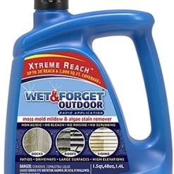 Wet & Forget 805048 Moss, Mold, Mildew and Algae Stain Remover Hose End β 48 oz