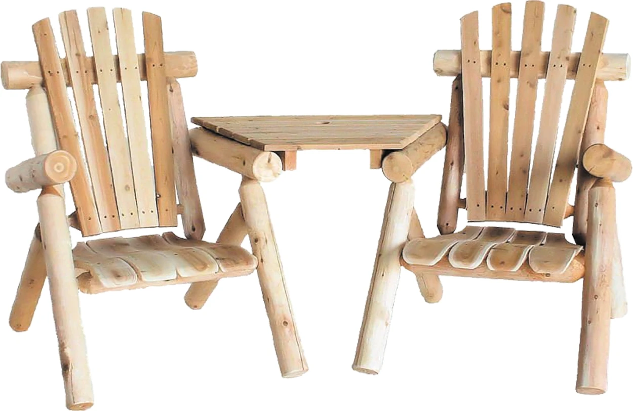 Lakeland Mills Solid Cedar Vis-A-Tete Chair