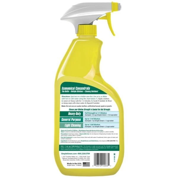 Simple Green 32 Oz All Purpose Cleaner & Degreaser - Lemon - Image 2
