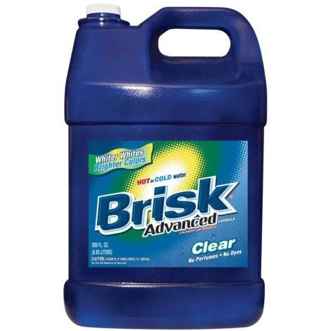 Brisk Advanced Formula Clear Laundry Detergent – 300 oz