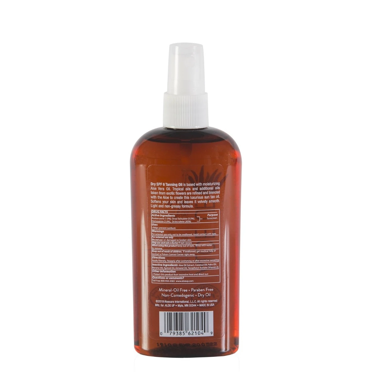 Aloe Up SPF 6 Tanning Oil - Image 2