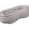Audiovox TP443WHR 50 Foot 6-Wire White Telephone Line